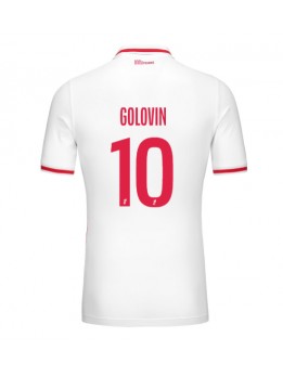 AS Monaco Aleksandr Golovin #10 Replika Hemmakläder 2024-25 Kortärmad